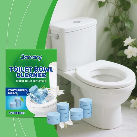 Toilet Cleaning Sheets for Home Use - Removes Dirt, Odors, and Brightens Toilets - 12pcs (1/5)
