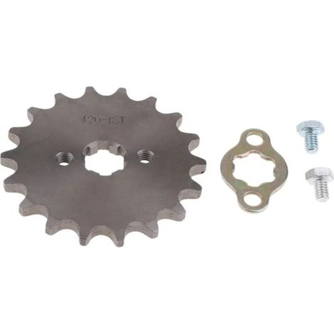 Pignon moteur avant 420-18t-17mm, arbre de 20 mm (1/5)
