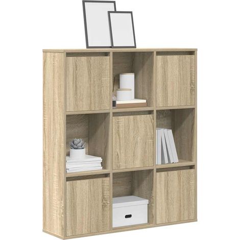 Estantería de madera de ingeniería roble sonoma 89x24x101,5 cm vidaXL (1/5)
