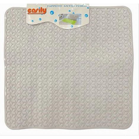 TRADE SHOP - Tappeto Tappetino In Pvc Antiscivolo Per Vasca Da Bagno Doccia 50 X 50 Cm 59316 -