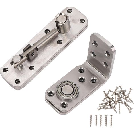 CHARNIÈRE EN inox BROSSÉ 180 PORTE TOURNANTE (1/5)