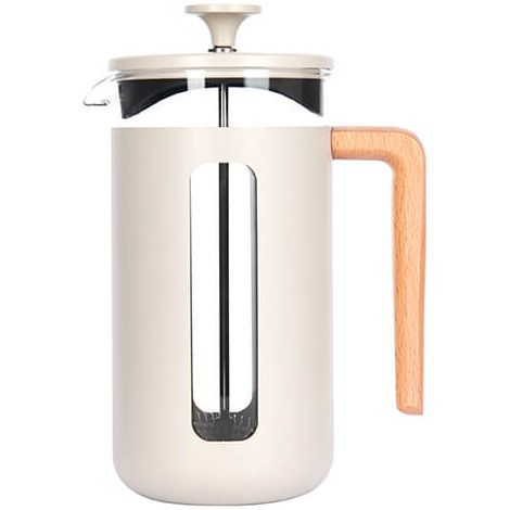 La Cafetiere Pisa 8 Cup Cafetiere Latte Wood Handle (1/3)