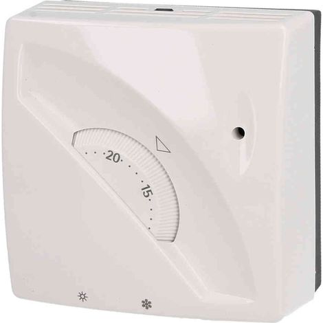 Thermostat d'ambiance TA avec lampe témoin commutation chaud/froid