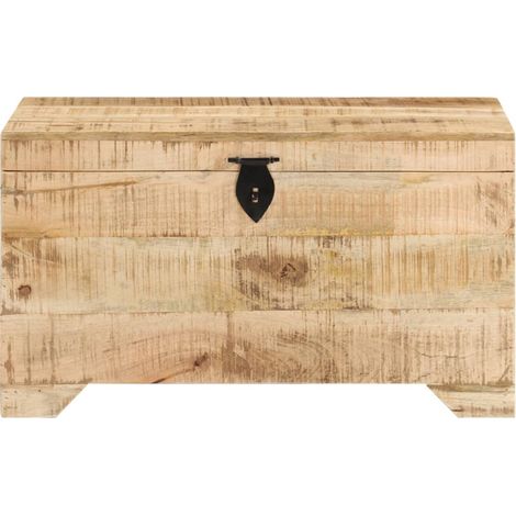 Maison Exclusive - Cassapanca in Legno Massello di Mango Ruvido