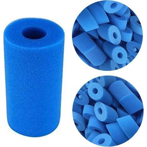 Filtre Piscine Intex Type A, Éponge Filtrante Type A, Filtre de Piscine en Mousse Lavable Reutilisable, Filtre Éponge Cartouche, Filtre Spa Intex Type A Reutilisable (1 Pièces-Type A) (1/5)