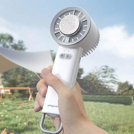 Ventilateur - Refroidissement A Semi-conducteurs - Portable Rechargeable - Pour Bureau Maison Extérieur - 1 Unite (1/4)
