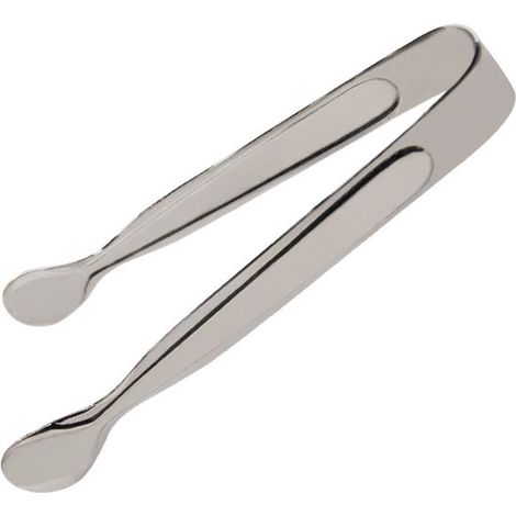 Mini clip in acciaio inox a 2 pezzi per dolci, piatti pronti, antipasti, dessert, piccole quantità di caramelle, cubetti di ghiaccio (12,2 cm, argento) (1/5)