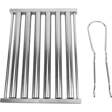 Hot Dog Roller Portable 5 capacités en acier inoxydable, gril à saucisses avec poignée pour barbecue en plein air Camping L (1/5)