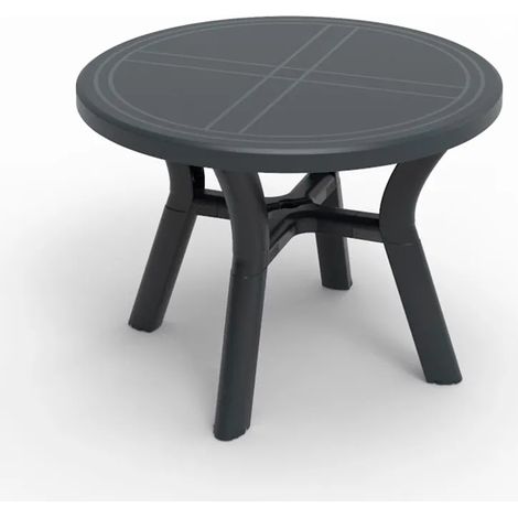 Gartenmöbel garbar dalia runder Tisch 100 cm recycelt