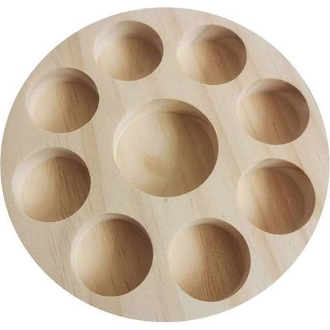 Schreibtisch-Aufbewahrungsregal aus Holz mit 9 Fächern, Aufbewahrungsbox für ätherische Öle