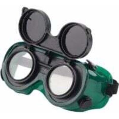 Lunettes de Soudure Avant Rabattables, Lunettes de Protection pour Soudeuses avec Objectif 50mm Lunettes de Protection Utilisées pour Soudage Soudage Brûlage Au Chalumeau Découpage (1/5)