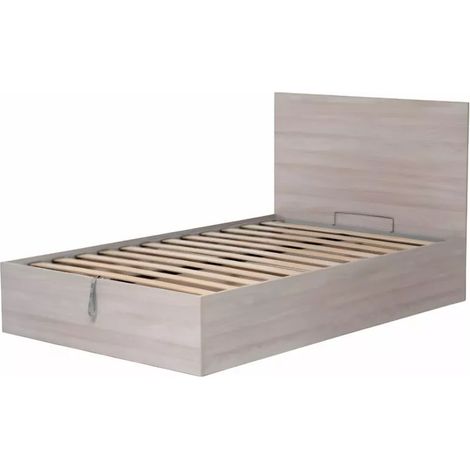 letto piazza e mezza contenitore "hi box" olmo naturale 120x190 cm (1/4)