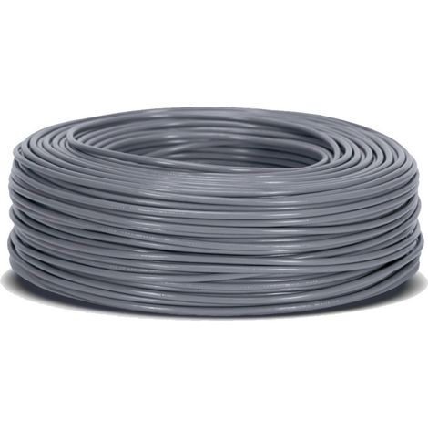 1,5 mm² graues Elektrokabel, 200 m Flexibles PVC-Kabel Beleuchtungskabel (1/5)
