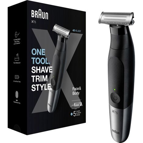 Braun Series X XT5100 Gesichts- und Körperrasierer schwarz silber (1/8)