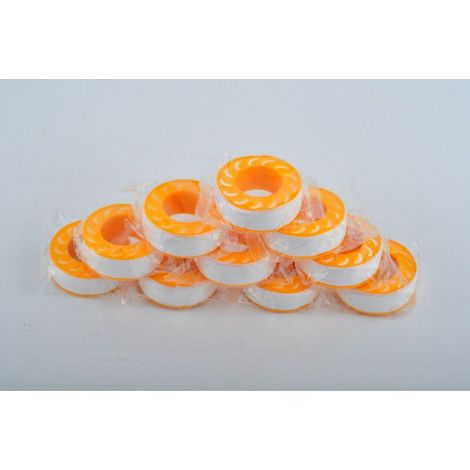 Ruban d'Étanchéité Industriel PTFE Ruban de Plombier Pour Tuyaux, Téflon Rouleaux Plomberie Étanches à l'Eau 16mm x 15m Blanc Lot de 10 (1/5)