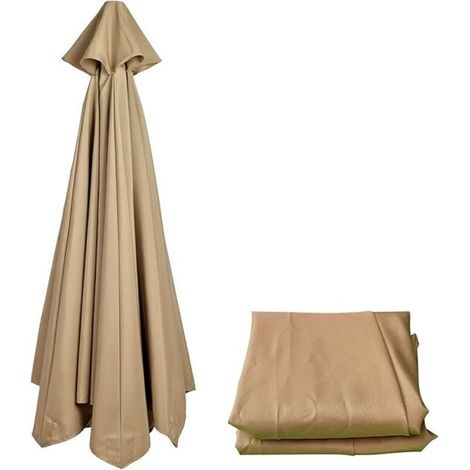 Ersatz-Sonnenschirm mit 8 Streben (2 m/2,7 m/3 m) Ersatz-Sonnenschirm, Ersatzstoff für Sonnenschirm (ohne Schirmhalterung)