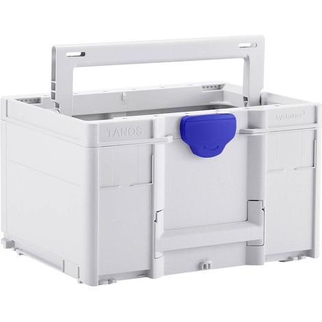 Caisse de transport 83000013 – Boîte à outils en plastique ABS – Dimensions 296 x 396 x 230 mm – Pour chantiers humides – Tanos