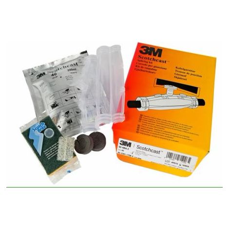 Kit de réparation de câbles 3M 92-NBA, taille câble 4 x 25 50mm², avec 4, 5 conducteurs , 319 x 100mm ( Prix pour 1 Kit )