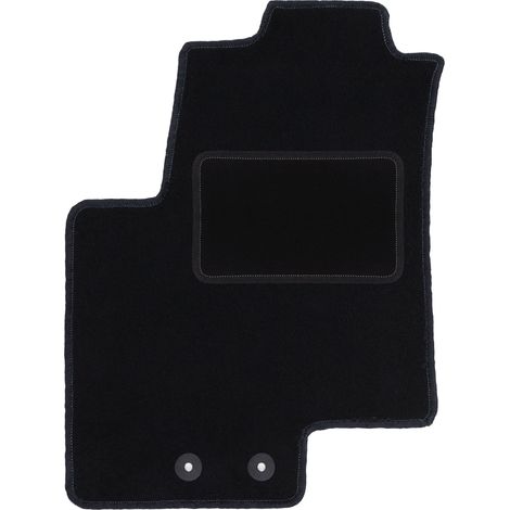 Fahrermatte aus Velours für: Hyundai ix20 Minivan (2010–2018), schwarz