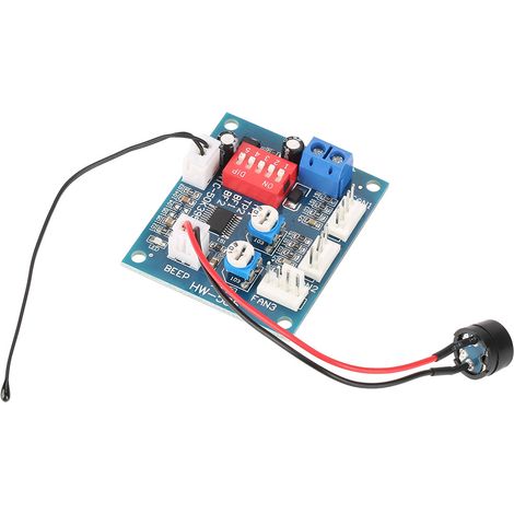 DC 12V Vierdraht-Thermostat PWM Lüfterdrehzahlreglermodul für PC (1/5)