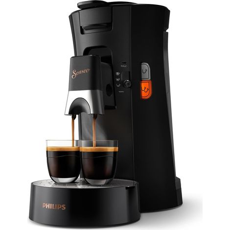 Machine à espresso 2 Tasses Crema Plus Noir (1/2)