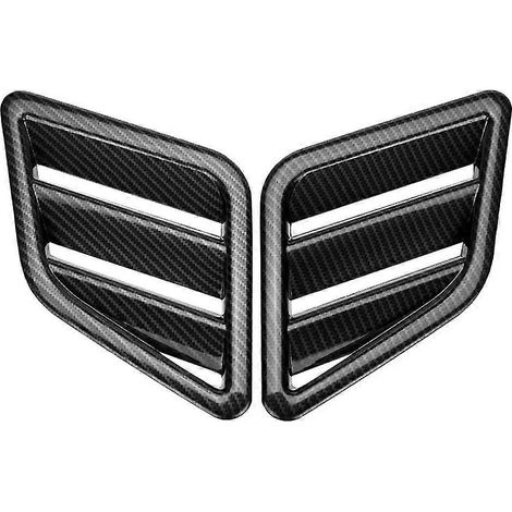 1 paire de garnitures de sortie d'air de capot avant en fibre de carbone pour Focus Mk2, Fiesta et Corsa (1/5)