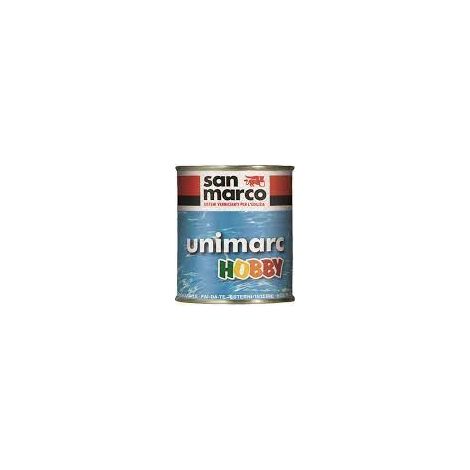 Unimarc hobby smalto all'acqua per decorazioni argento lt 0.125