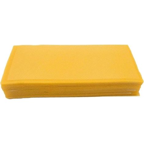 30 pièces de cire d'abeille, plaques de cire d'abeille, papier pour la fabrication de bougies, paillettes de cire d'abeille, apiculture T-Perfettfrf (1/5)