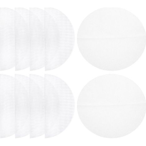 10 piezas, ∅30cm, tapete de silicona para hornear, Reutilizable, Tapete redondo de silicona para vaporera, Tapete redondo de malla para dim sum (1/5)