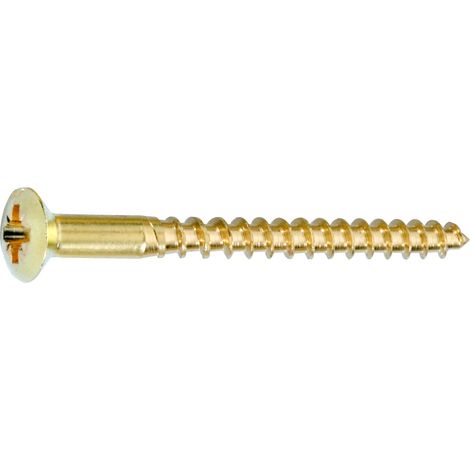 Connex Holzschrauben 3.5 x 25 mm PZ 2 Linsensenkkopf - 20 Stk. Holzschrauben