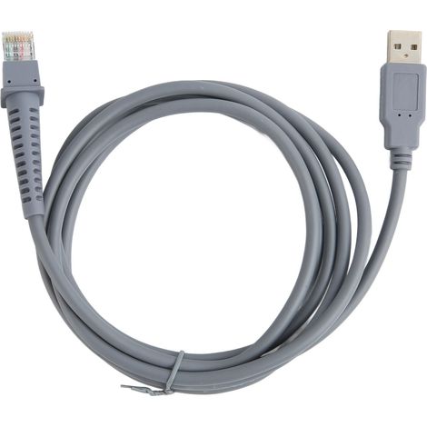 Scanner de codes-barres câble QR ligne PVC 2 mètres pour LS2208 LS4278 accessoire (1/5)