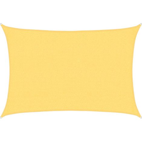 Maison Exclusive - Sonnensegel 160 g/m² Beige 2,5x4 m HDPE (1/5)