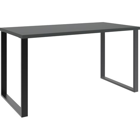 Schreibtisch 140cm in graphit, HILLSTON-43 (1/3)