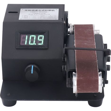 Digitaler Bandschleifer mit Digitalanzeige, elektrischer Schleifer zum Polieren und Schleifen, 110–240 V EU-Stecker, professionelles Schleifwerkzeug (1/5)