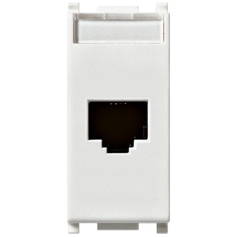 Presa RJ45 categoria 6 compatibile Vimar Plana  tipo 14339.6 Cat6