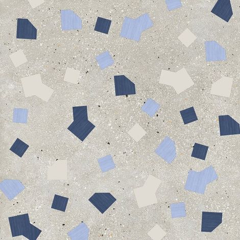 Carrelage Effet Terrazzo RICETTA 90x90 cm Grigio (1/2)