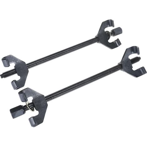Lot de 2 outils de compresseur de ressort hélicoïdal universel pour véhicule à moteur robuste 380 mm (1/5)