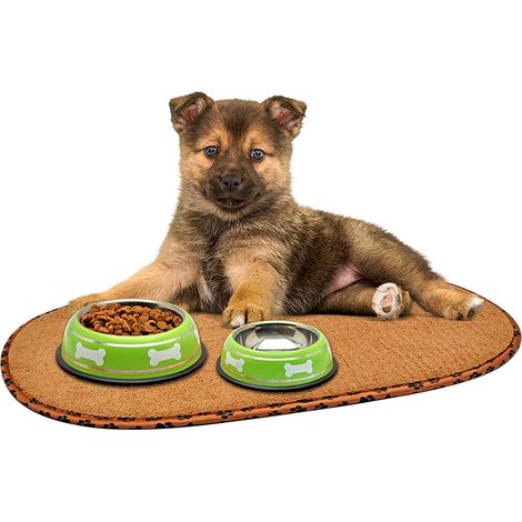 EURO MARKETING MANUFACTURING Tappeto Amico Impermeabile Per Ciotole Igiene Cane E Gatto 50x30cm (1/5)