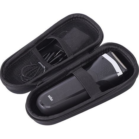 Custodia per rasoio elettrico da uomo per rasoio elettrico Braun Series 5 Shave & Style per rasoio elettrico Braun Series 3 Proskin/Series 1 130s, antiurto per casa o viaggio (solo custodia)