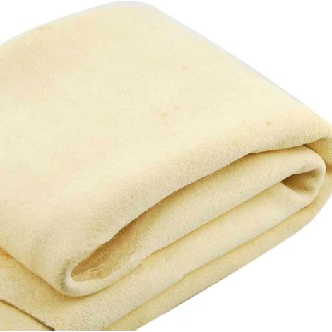 Chiffon, lavette, Naturel Peau de Chamois microfibre 30 x 40CM Parfait pour Le Verre, Les miroirs (1/4)