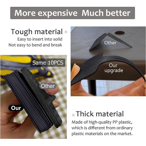 100 pièces Etiquette Jardin Exterieur Marqueurs en Plastique de Plantes Type T Plastique Etiquette Potager avec Stylo étanche Etiquetage Réutilisable et Accessoires pour Plantes(Noir) (1/4)