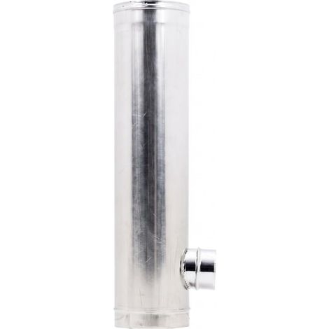 Maka T 93° H 940 Canna Fumaria Coassiale Doppia Parete Inox Ø 110/180 mm (1/4)