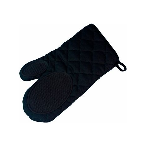 Gant de cuisine avec protection silicone Collection Cuistot Noir (1/3)