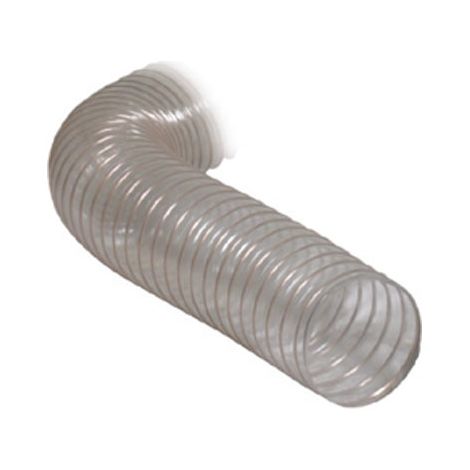 Tuyau transparent spiralé polyuréthane 80 mm 10 M Holzkraft 80MM10M