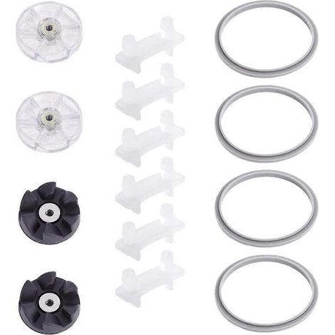 Kit de 14 pièces de rechange pour blender séries 600/900 : joints d'étanchéité, patins antichoc et roues transparentes. (1/5)
