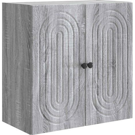 Wall-Mounted Cabinet Grey Sonoma 59 x 31 x 60 cm vidaXL (1/5)