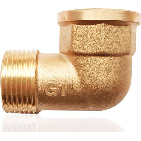 Mamelon double G1/2" (Ø 20mm) laiton mâle,4 pièces hexagonal G1/2"M/M,Raccord de jonction 2 x M Raccord fileté,Double mamelon Raccords en convient pour l'eau potable Coude Femelle/Mâle G1" (1/5)