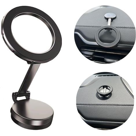 Magnetischer Autotelefonhalter, universell, kompatibel mit allen Armaturenbrettern im Auto, für iPhone