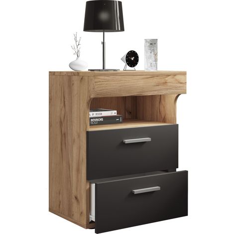 Comodino in legno Slepal L 61x45x39 - VCM