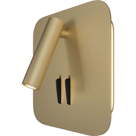 Maytoni Ios 176 Technical Ios 176 Integrierte LED-Lesewandleuchte in mattem Gold (1/2)